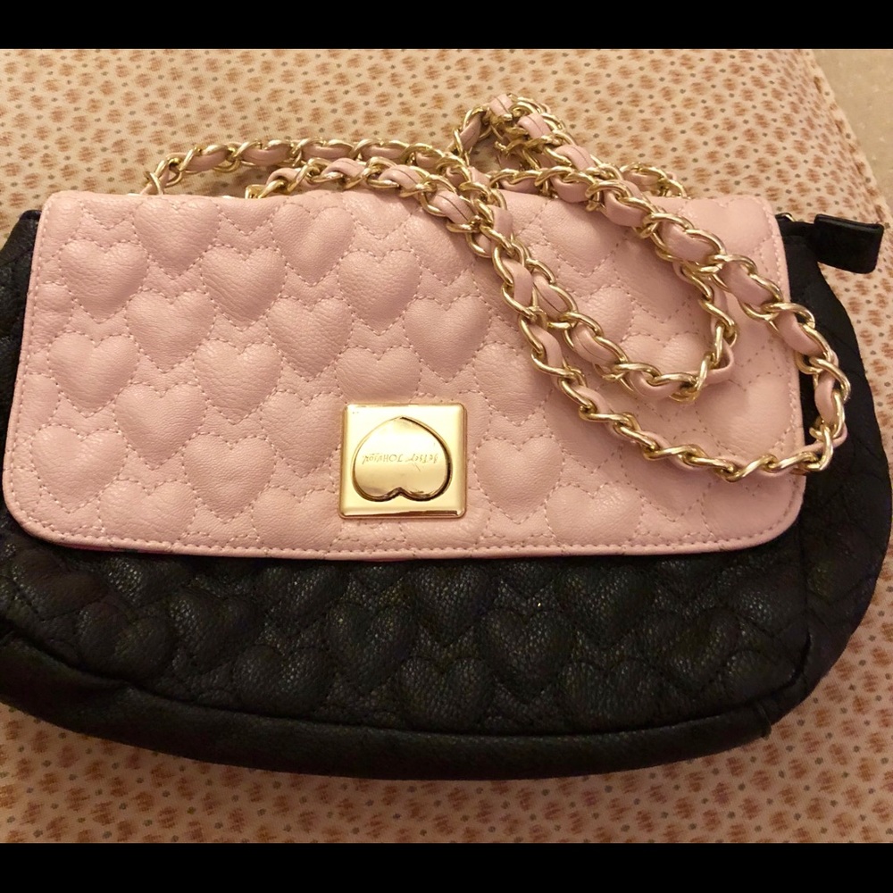 Betsy Johnson quilted purse